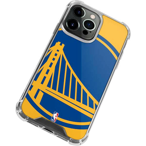 NBA Golden State Warriors Large Logo iPhone 15 Pro Clear Case